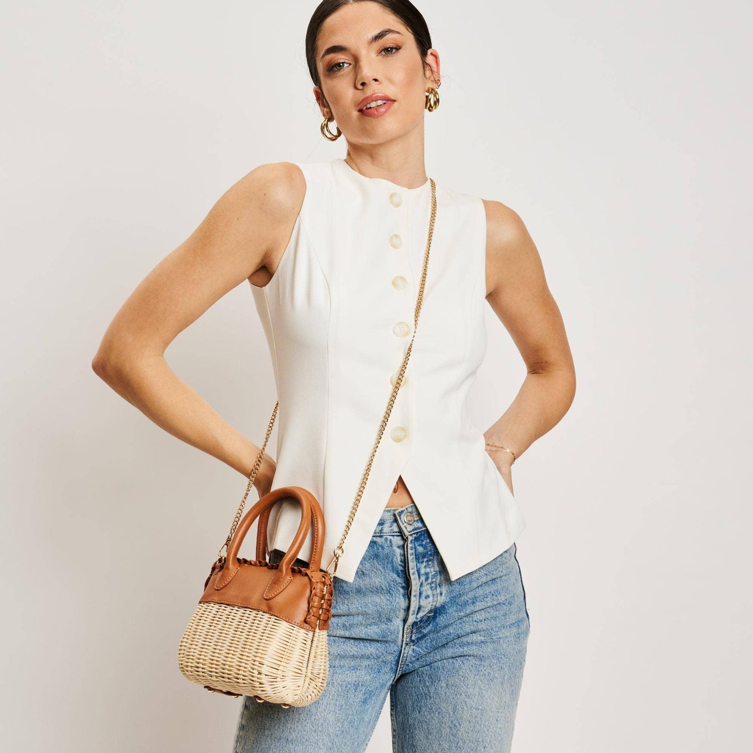 Maya Crossbody: Tan