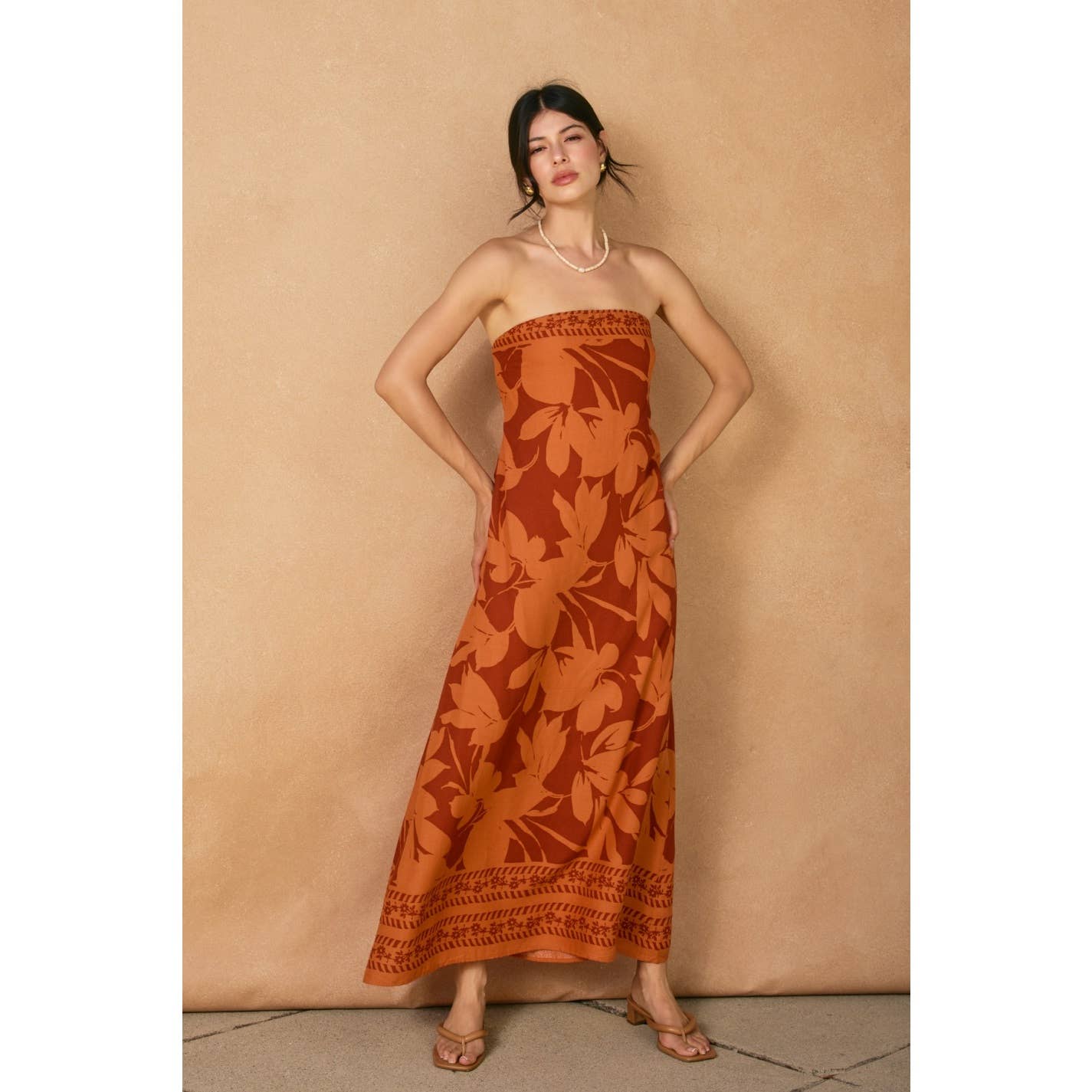 Bali Summer Strapless Dress