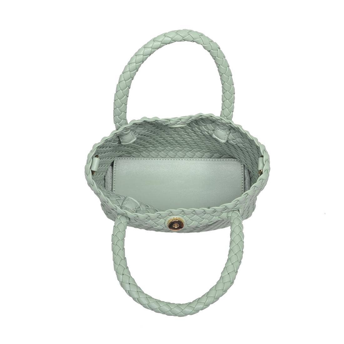Leanna Woven Crossbody: Natural