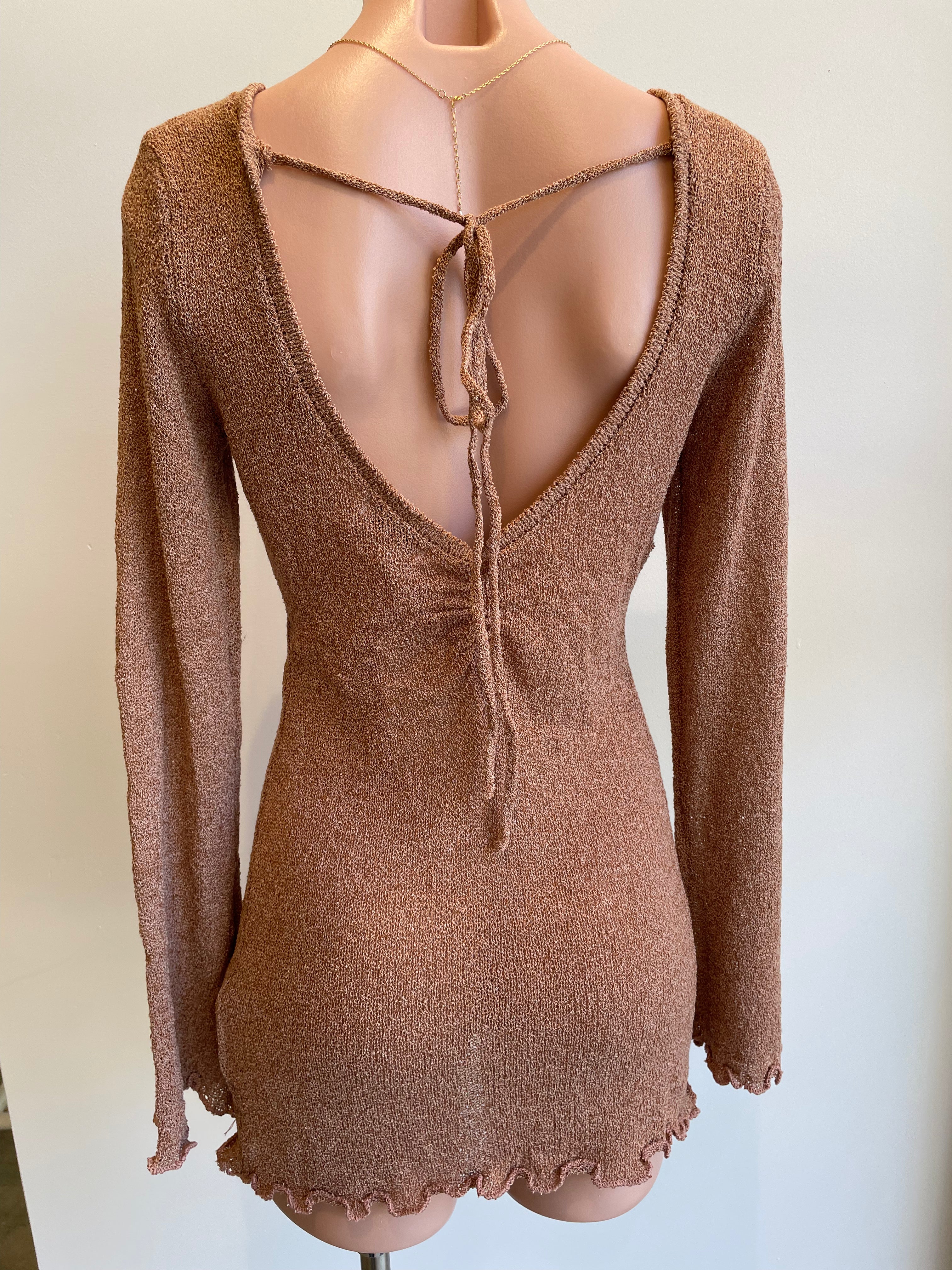 Santorini Knit Cover-up - Husk