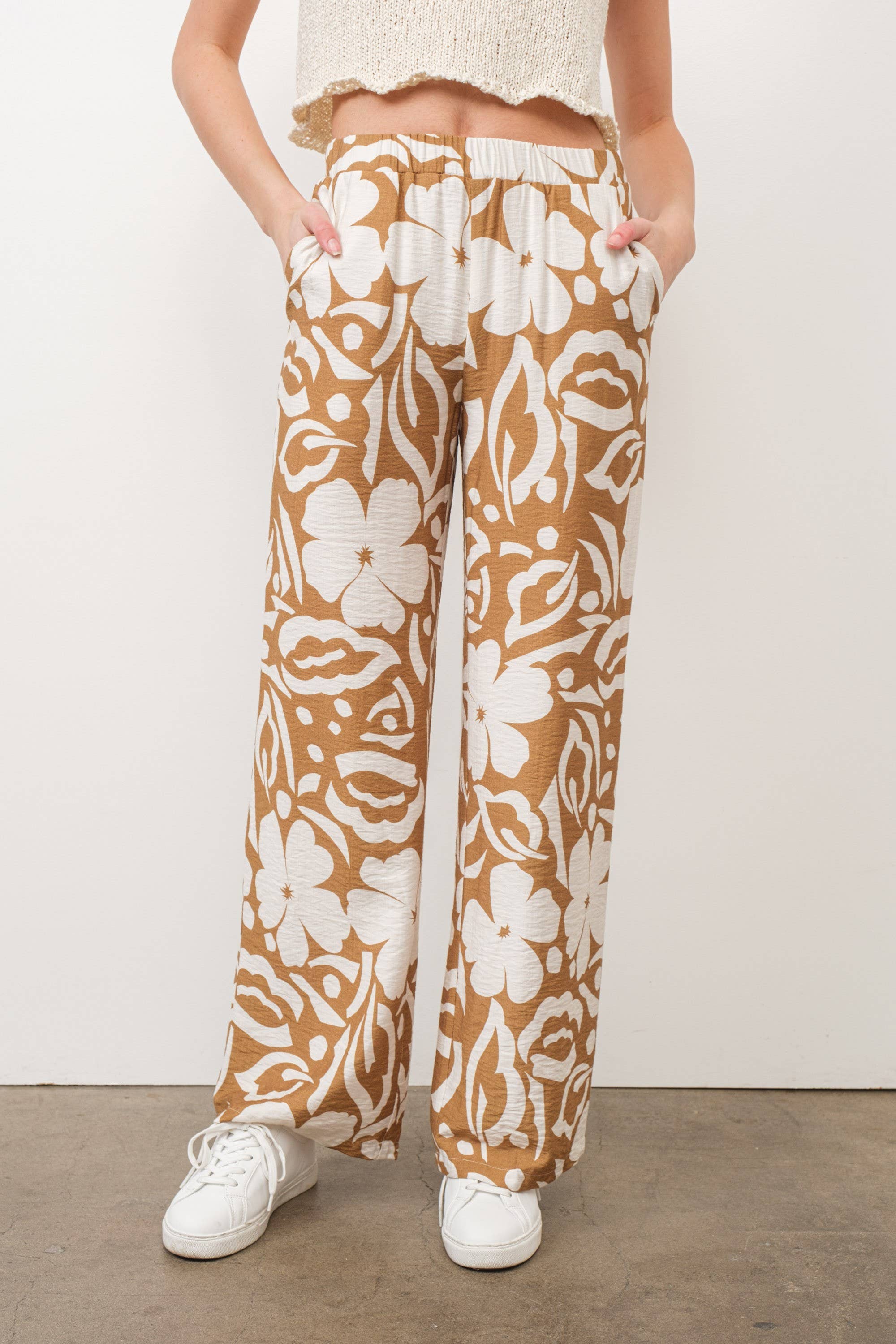 TROPICAL PRINT PANTS