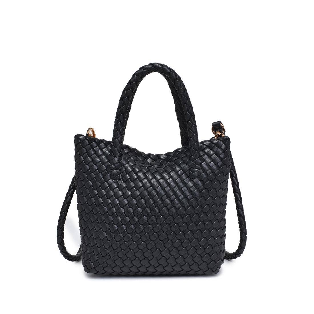 Leanna Woven Crossbody: Natural
