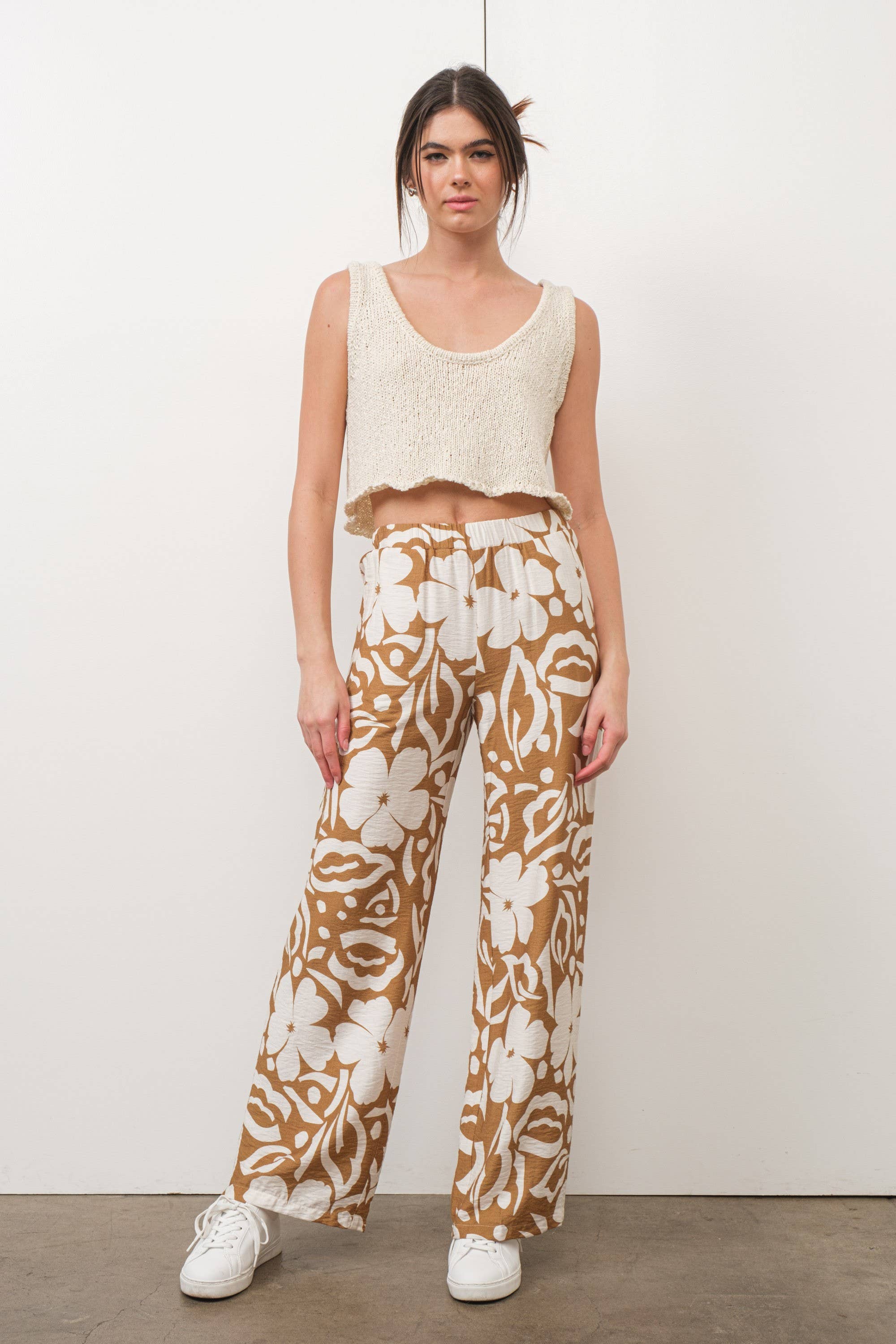 TROPICAL PRINT PANTS