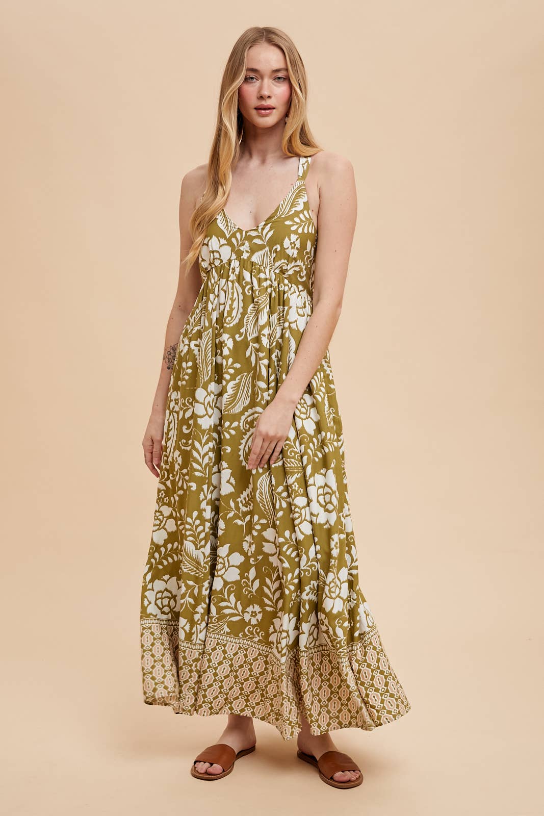 RESORT Boarder Maxi Dress