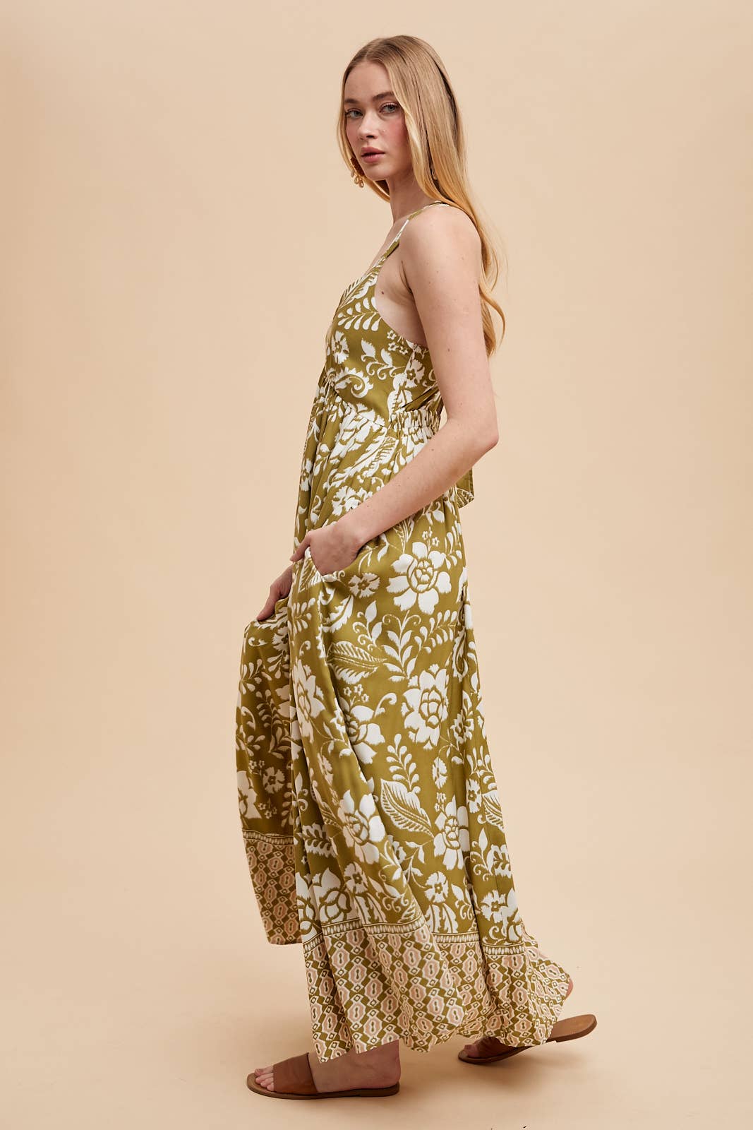 RESORT Boarder Maxi Dress