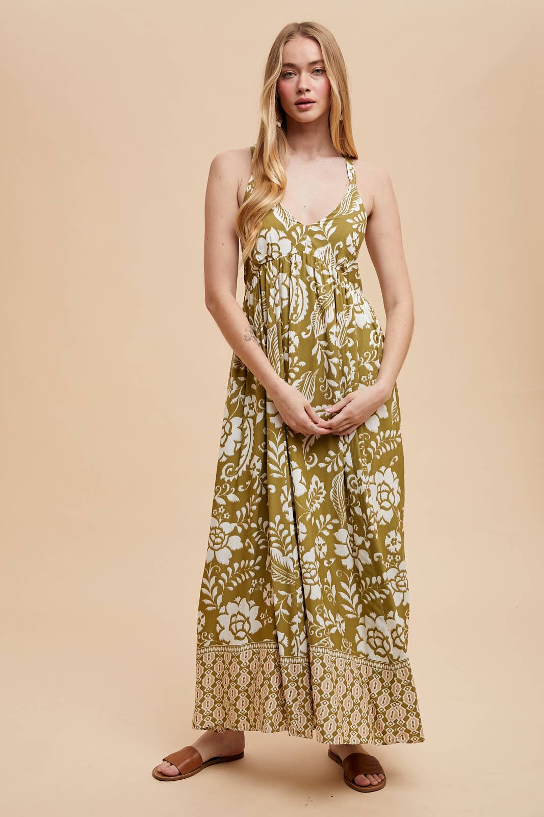 RESORT Boarder Maxi Dress