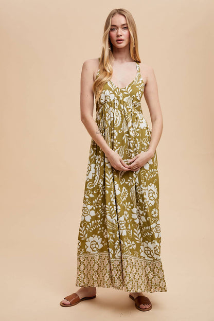 RESORT Boarder Maxi Dress