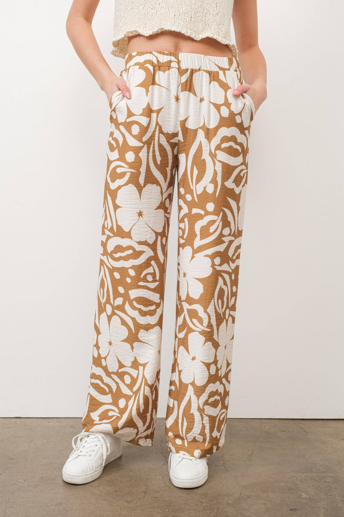 TROPICAL PRINT PANTS