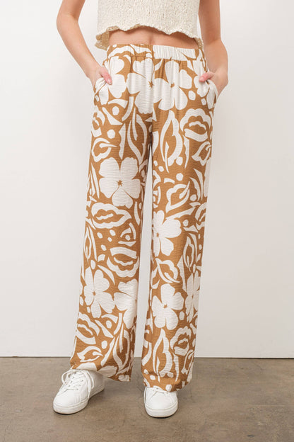 TROPICAL PRINT PANTS