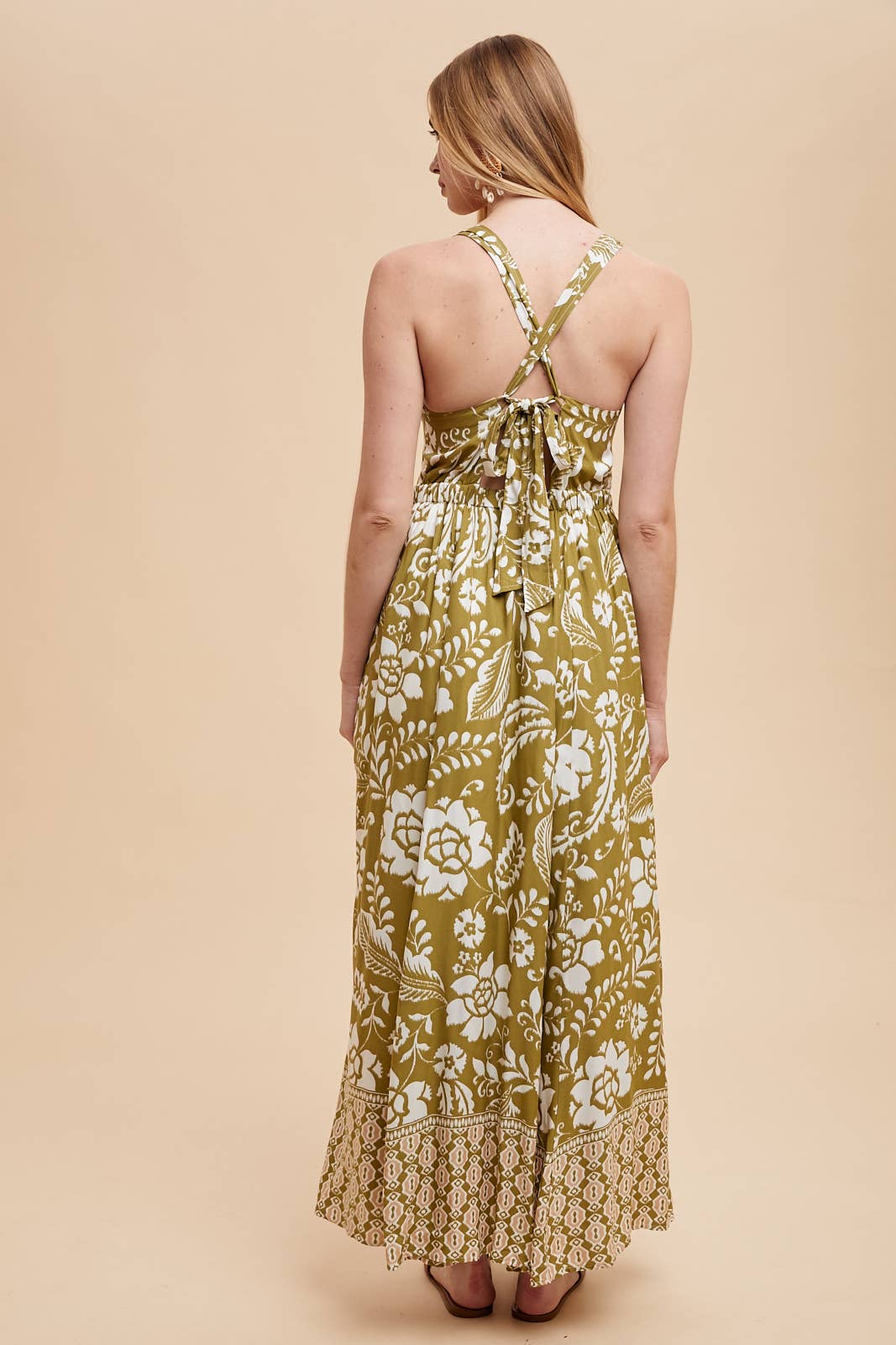 RESORT Boarder Maxi Dress
