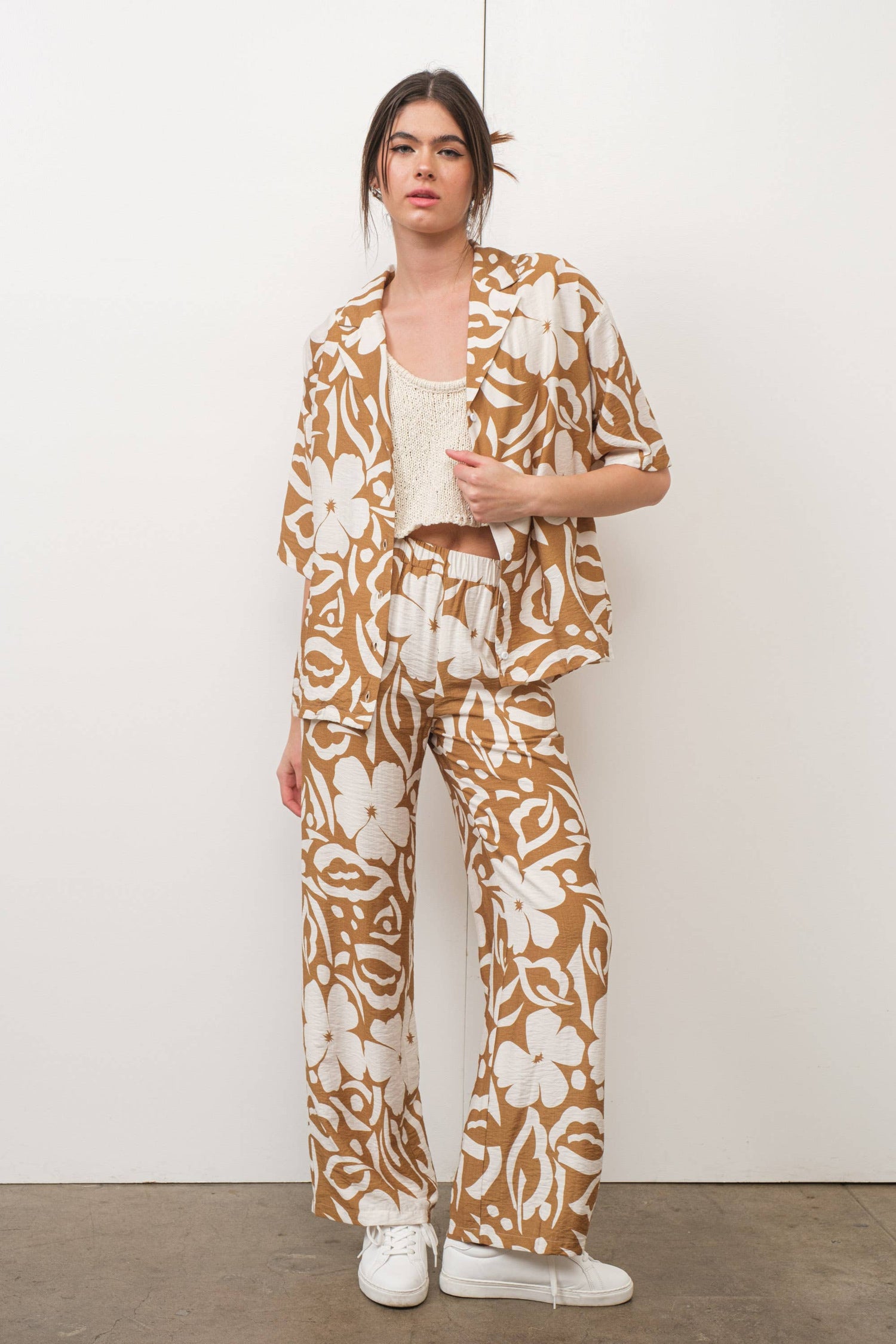TROPICAL PRINT SHIRT