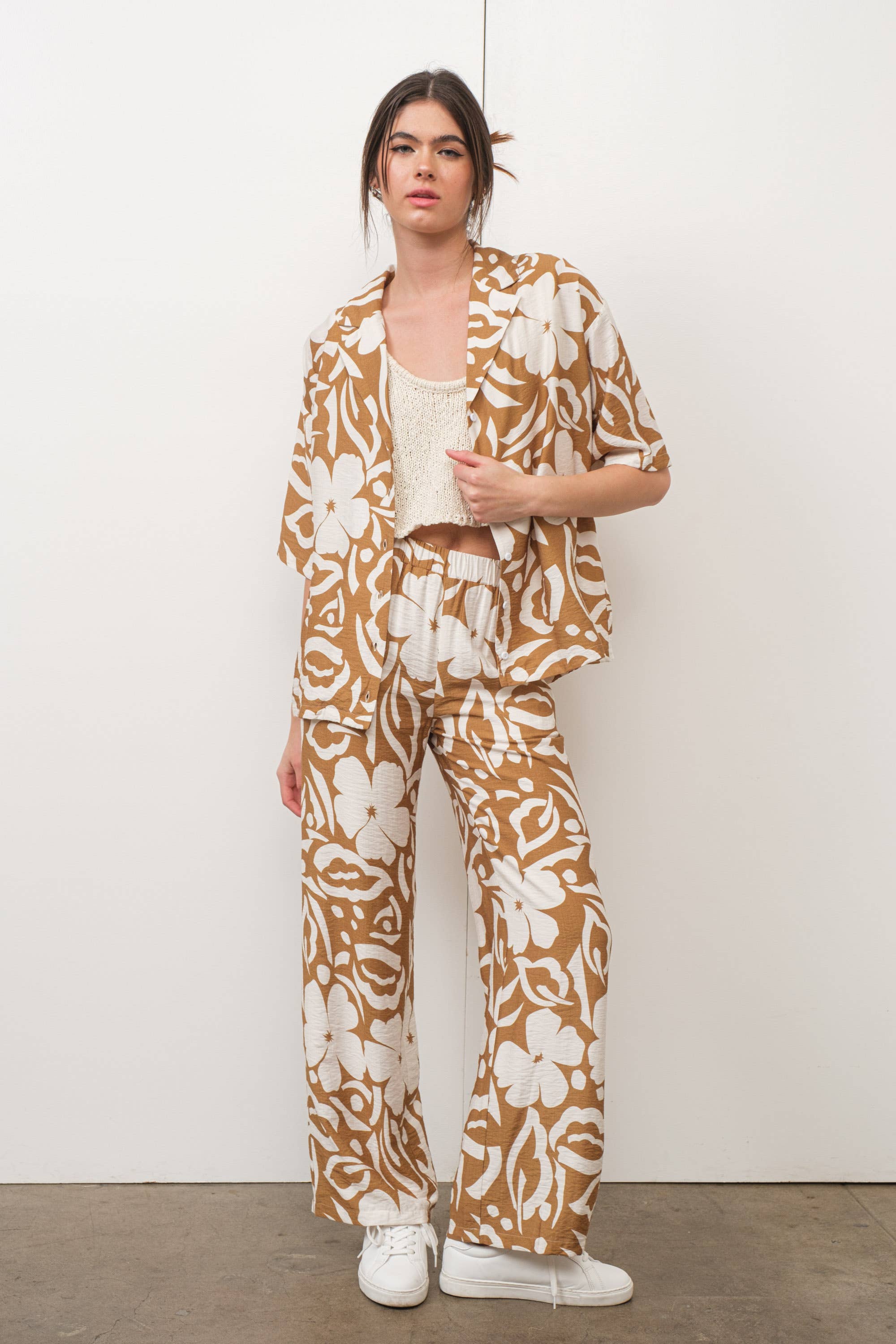 TROPICAL PRINT SHIRT