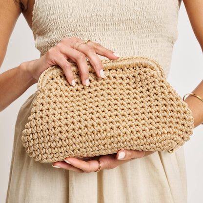 Anastasia Clutch: Natural